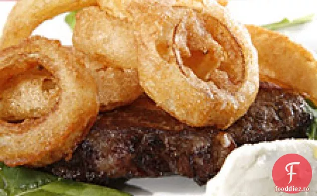 Friptură De Cetățean Cu Înghețată De Brânză Albastră