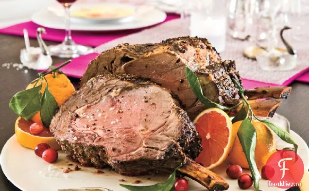 Friptură De Coastă Cu Crustă De Fenicul