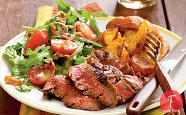 Friptură De Flanc Frecată Cu Ancho