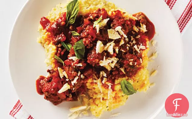 Carne de vită în stil Italian cu mămăligă