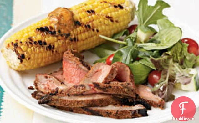 Friptură De Flanc La Grătar Înnegrită