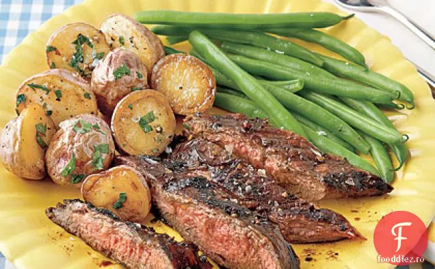 Friptură De Flanc Marinată Balsamic