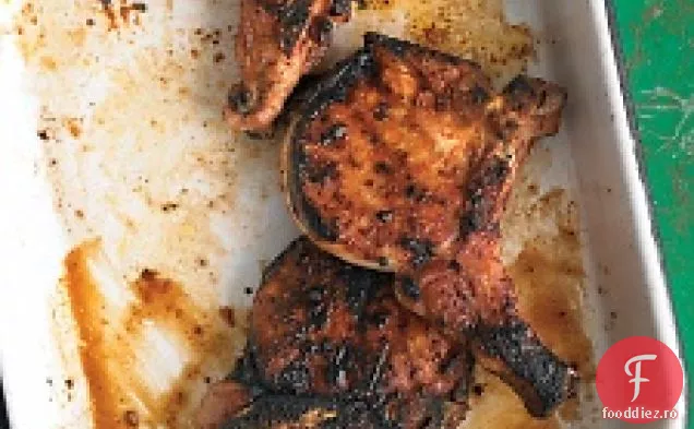 Cotlet De Porc La Grătar Cu Pastă De Condimente