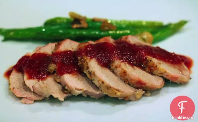 Filet De Porc Cu Sos De Grătar De Prune