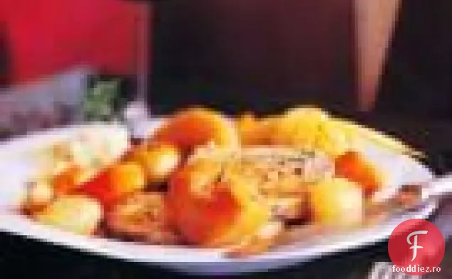 Cotlet De Porc Prăjit Cu Gutui Și Mere Lady