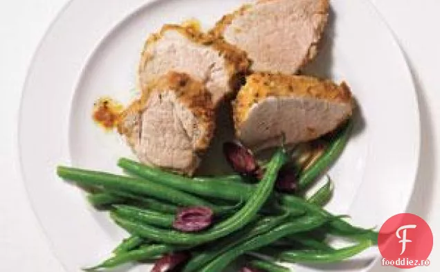 Filet de porc cu crustă de rozmarin