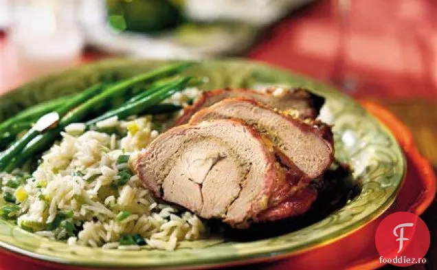 Filete De Porc La Grătar Cu Pesto De Rozmarin