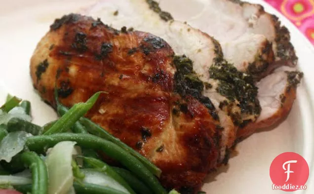 Herb Frecat Usturoi Împânzit Carne De Porc