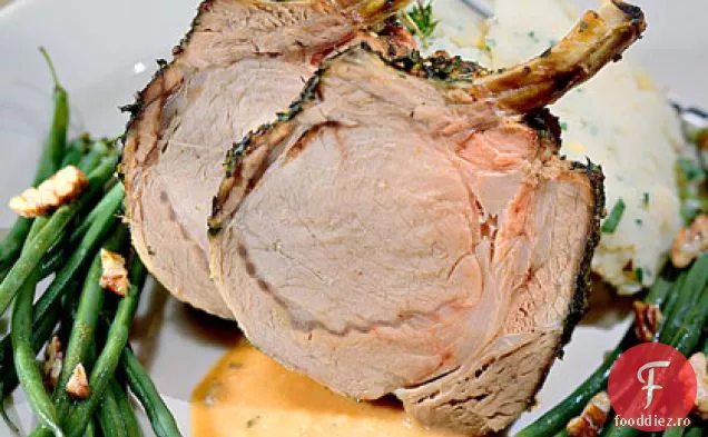 Raft De Carne De Porc Cu Crustă De Ierburi