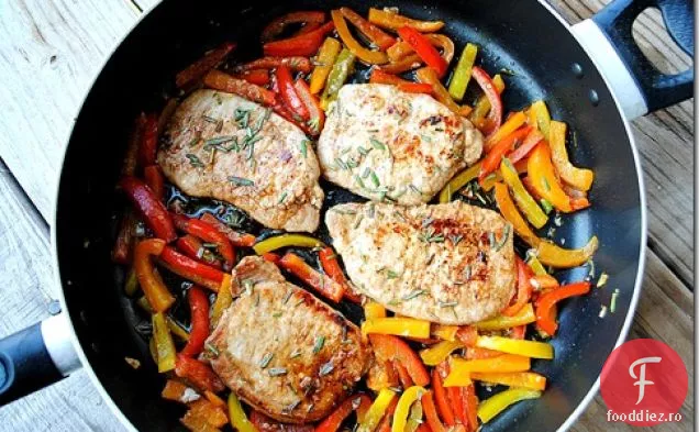Cotlet De Porc Cu Ardei Balsamici