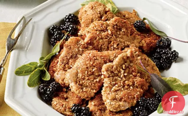 Cutite de filet de porc cu salvie și Pecan