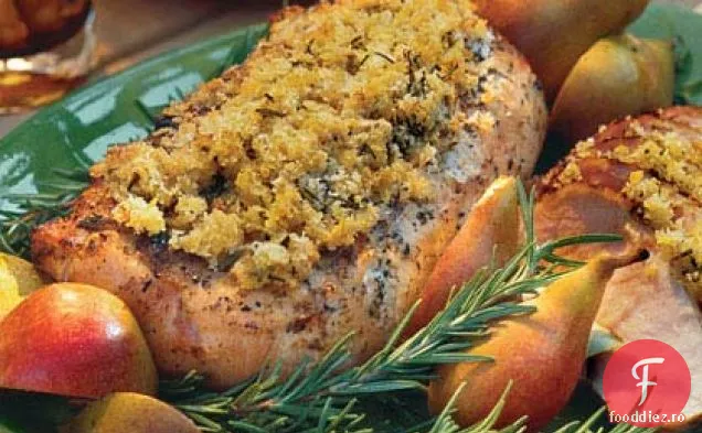 Cotlet De Porc La Grătar Cu Crustă De Rozmarin-Pesmet
