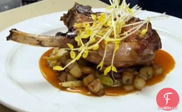 Cotlet de porc sărat cu Hash de mere