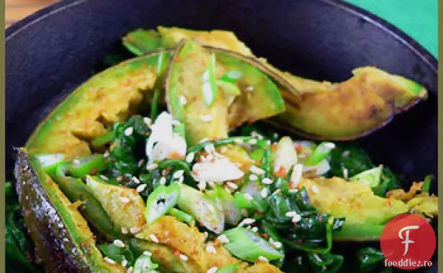 Saut Condimentat Avocado Și Rucola