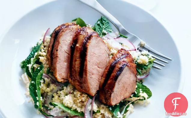Carne De Porc Harissa Cu Cuscus Cu Ierburi