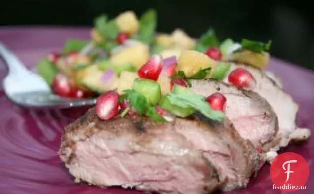 Filet De Porc Cu Salsa De Rodie