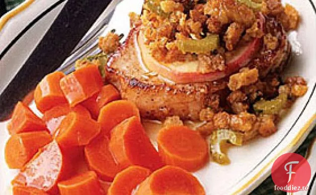 Cotlete de porc umplute