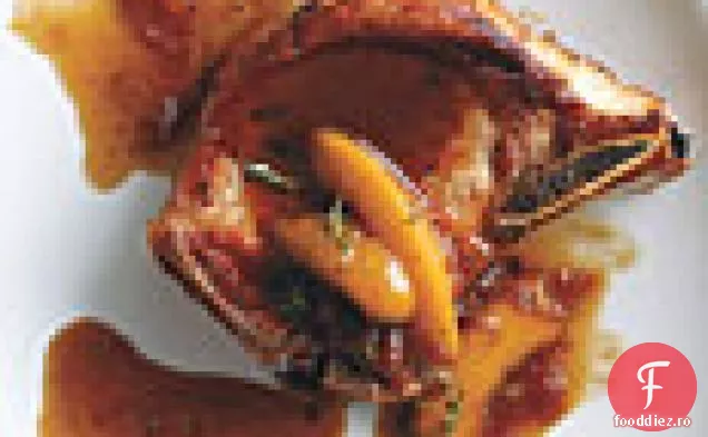 Cotlet De Porc Brandied-Peach