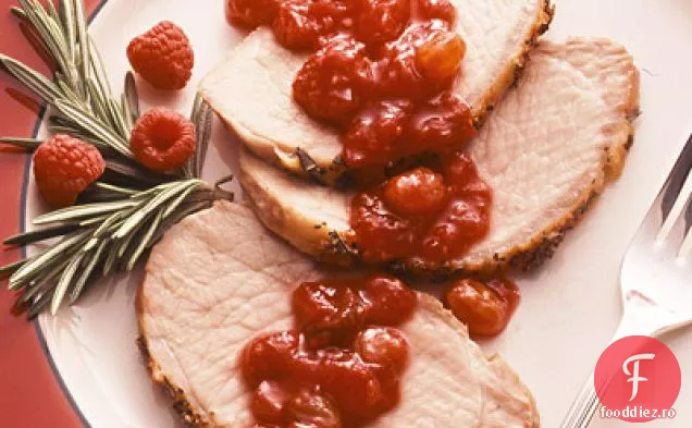 Friptură De Porc Cu Chutney De Rubarbă
