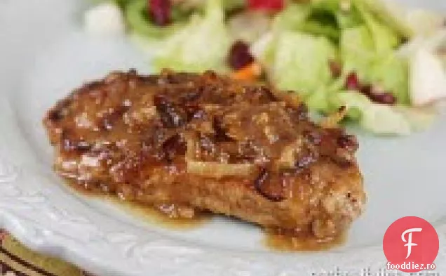Cotlet De Porc Cu Unt De Mere Dulce Și Sărat