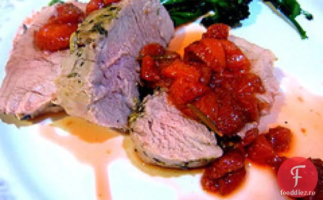 Filet De Porc Cu Sos Chardonnay De Căpșuni