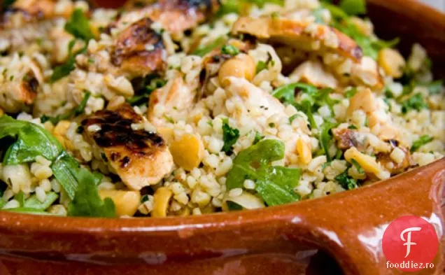 Salată De Rachetă De Pui Bulgargrâu Și Pătrunjel