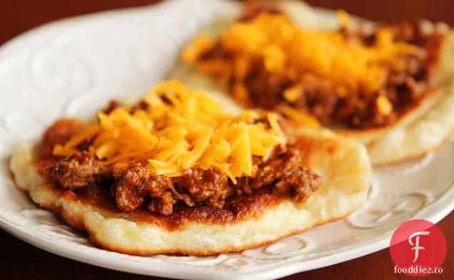 Cheeseburger Flatbread Se Topește