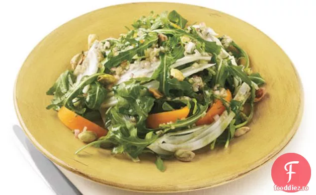Salată De Rucola, Fenicul Și Caise