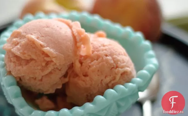 Sorbet De Zmeură De Piersici