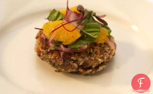 Tort de Bacon cu salată de citrice
