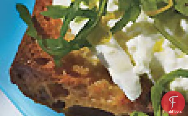 Pâine prăjită cu Burrata și Rucola