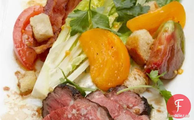 Friptură Și Slănină Pană De Brânză Albastră