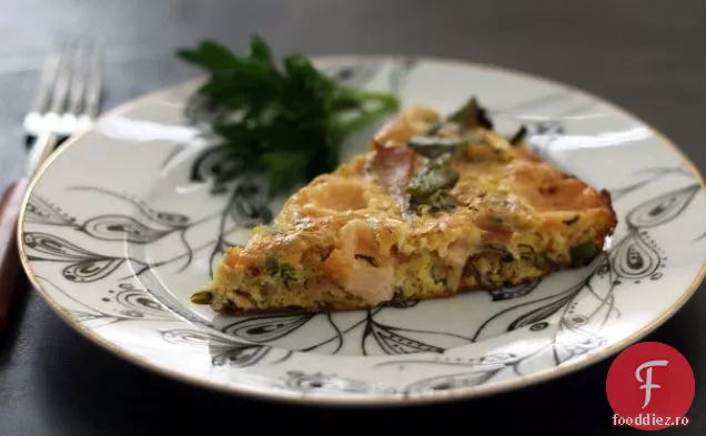 Broccolini Canadian Bacon Frittata