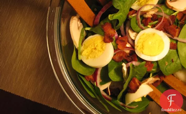 Salată De Slănină Cu Spanac