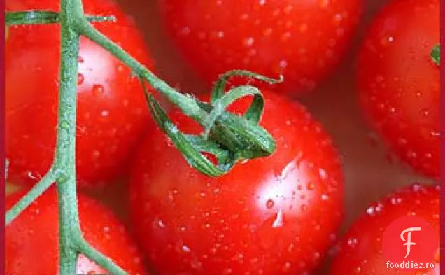 Roșii Prăjite, Ceapă Roșie Și Tartă De Rucola