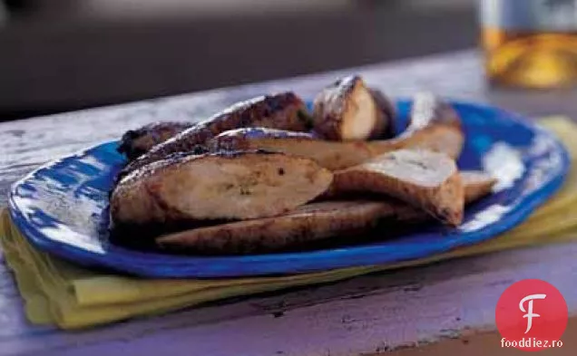 Pătlagine cu glazură Balsamic-busuioc
