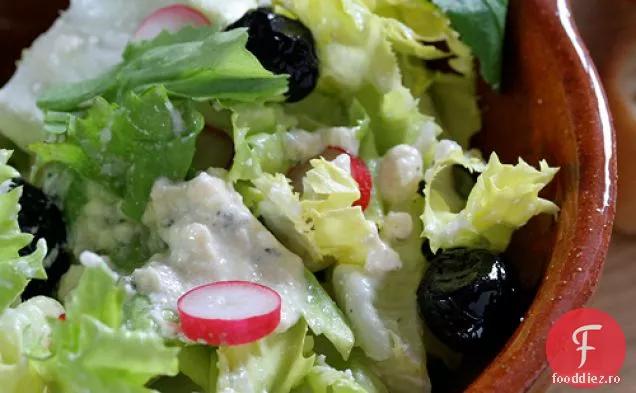 Feta cremoasă-sos de oțet de vin roșu
