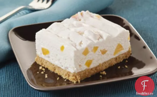 Cheesecake cu piersici fără coacere PHILADELPHIA