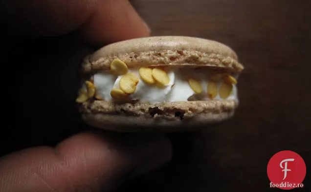 Macarons De Ciocolată Mexicană Cu Cremă De Ardei Iute