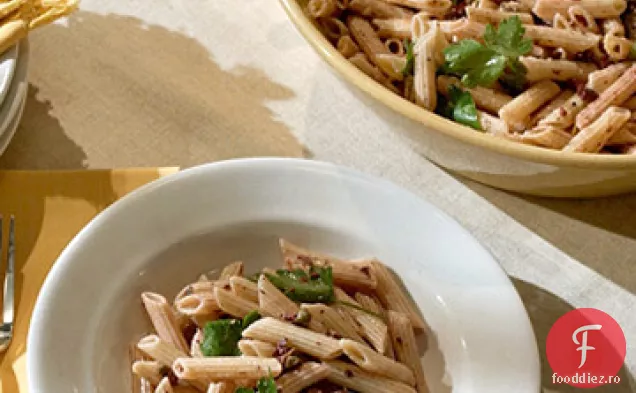 Paste din grâu integral cu măsline și lămâie