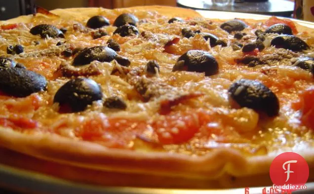 pizza cu ceapă