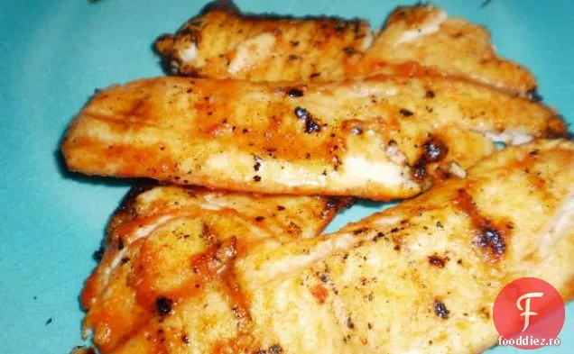 Biban De Mare Chilian La Grătar Cu Portocaliu