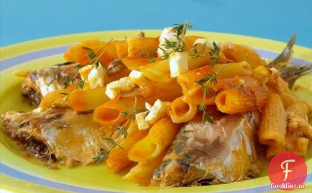 Penne Con la Sardine (Paste la cuptor și sardine)
