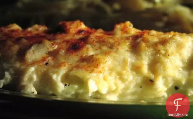 Tilapia la cuptor cu sos de Fondue și Crab