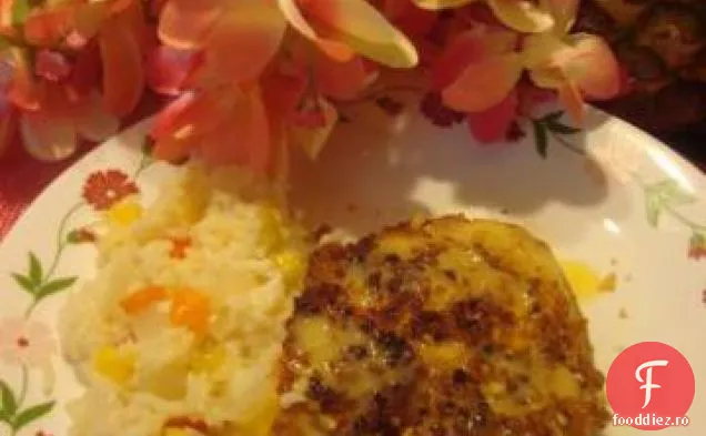 Snapper Cu Crustă De Nuci De Macadamia Cu Unt De Lime De Mango