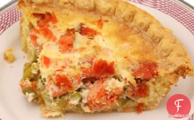 Quiche Aux Asperges Et Saumon (Quiche De Sparanghel Și Somon)