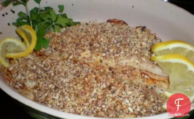 File De Opakapaka (Snapper) La Cuptor Cu Crustă De Macadamia