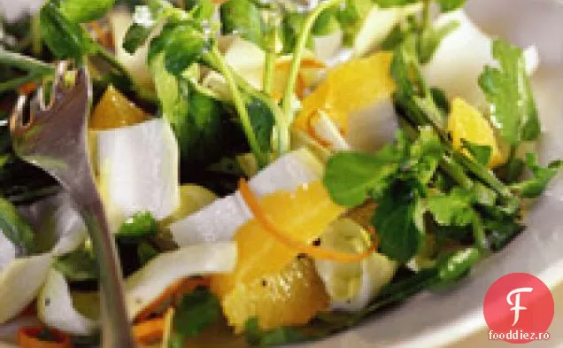 Salată De Andive, Rucola Și Mandarină