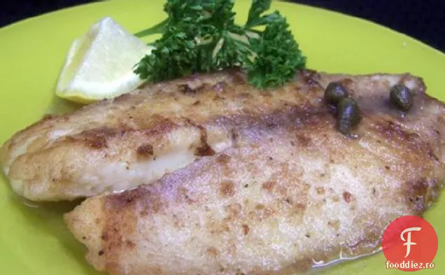 tilapia cu sos de boabe de piper cu lămâie