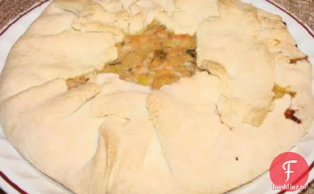 Plăcintă Rustică Cu Somon